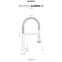Kuhinjska armatura Schock KARPO 593120 Chrom - ODPRODAJA EKSPONATA